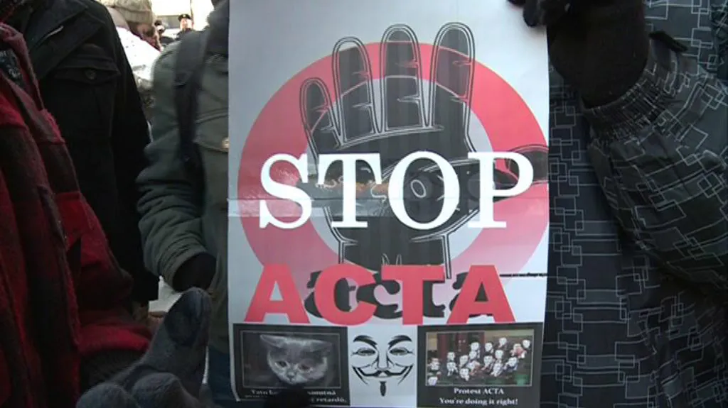 Protesty proti dohodě ACTA