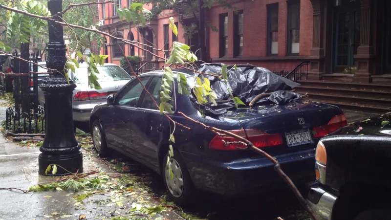 Následky bouře Sandy v New Yorku