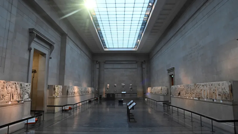 Sochařská díla z Parthenónu v Britském muzeu