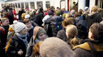 Německé železnice zažívají nápor cestujících