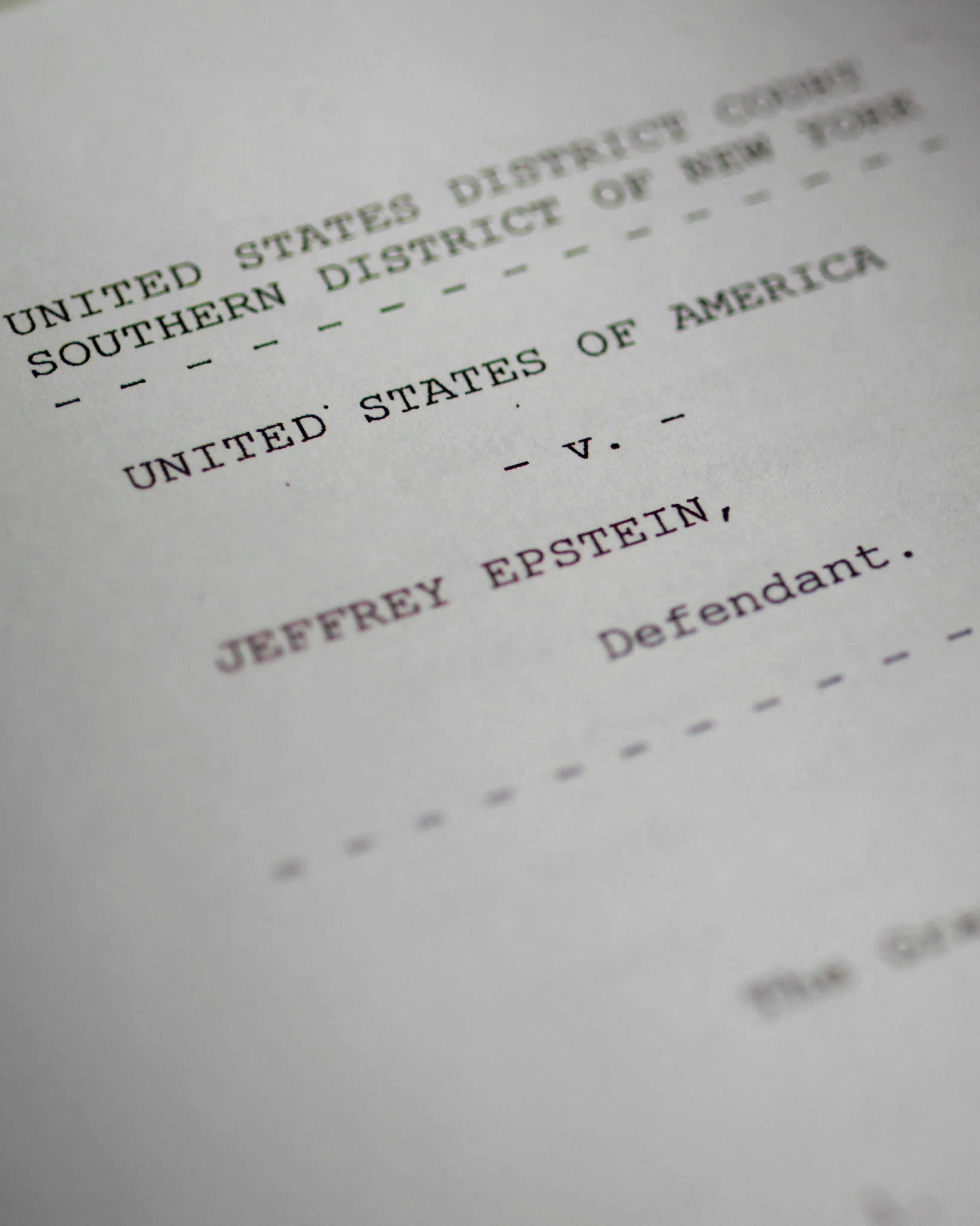 Americké úřady zveřejnily další dokumenty ke kauze Jeffreyho Epsteina