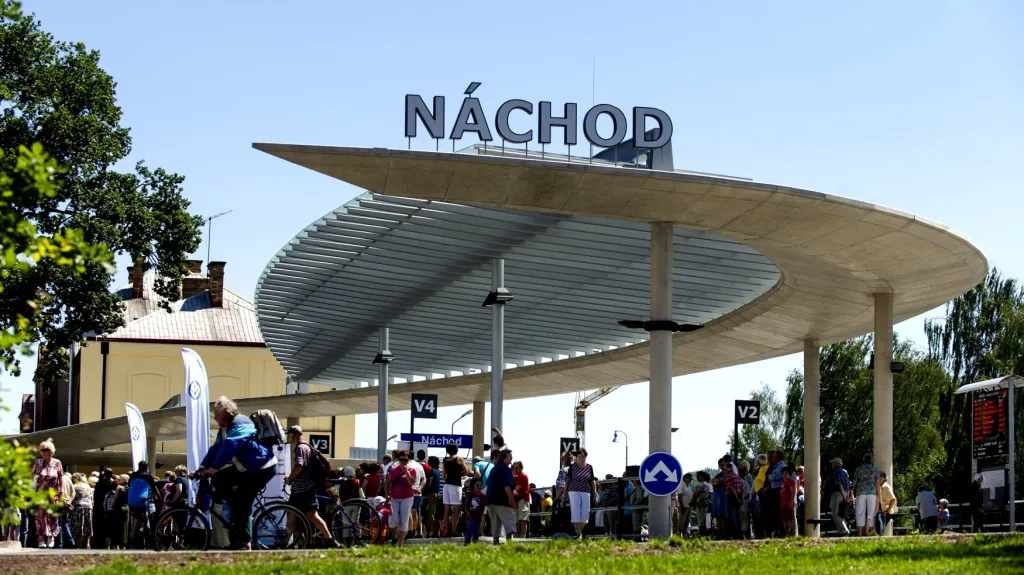 Nové autobusové nádraží v Náchodě