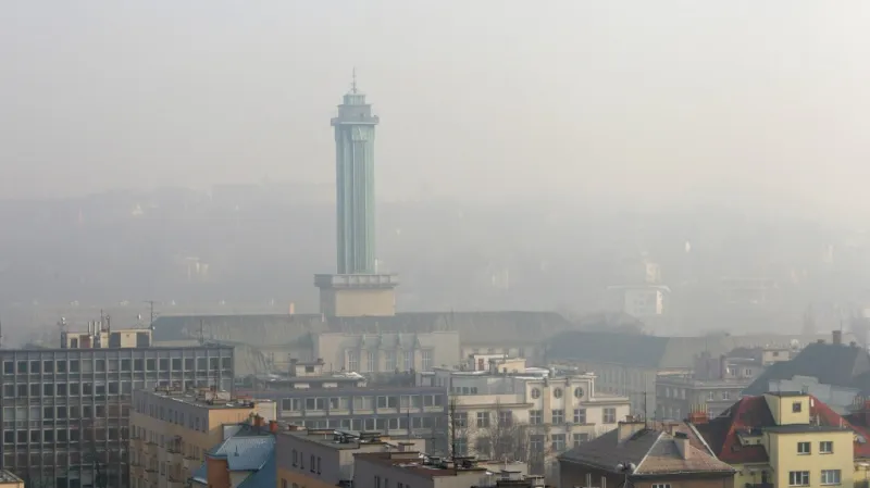 Pohled na ostravskou radnici