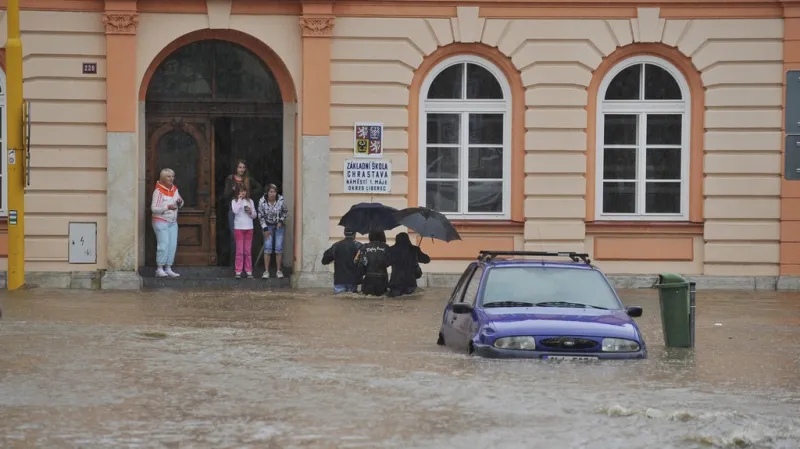 Chrastava - povodně 2010