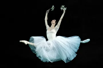 Svetlana Zakharova jako Giselle. Zjevení! Ach!