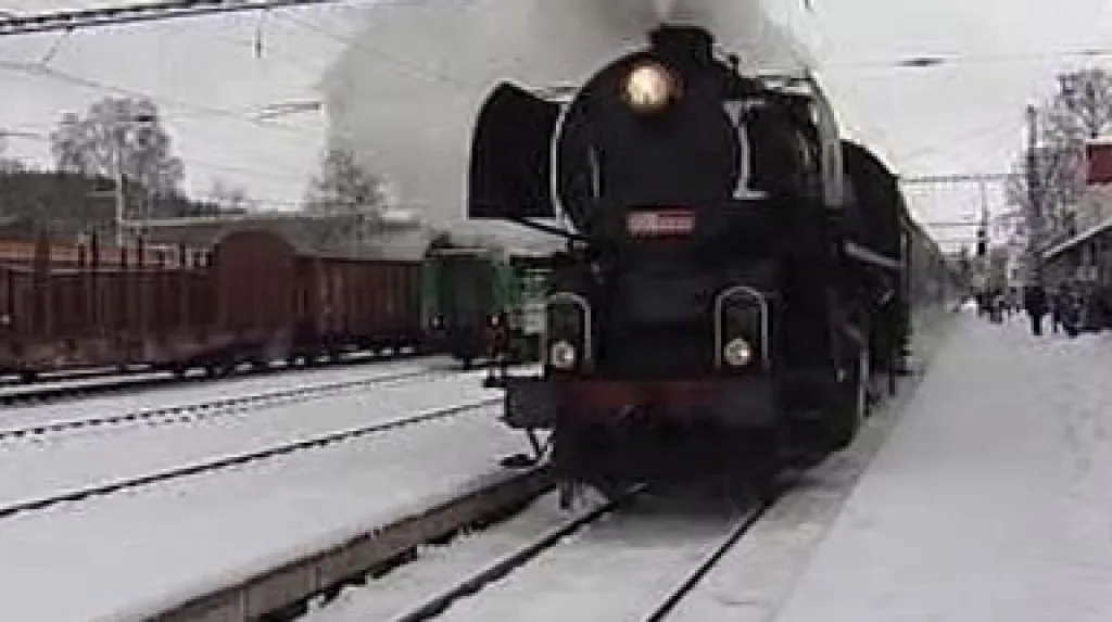 Lokomotiva historického vlaku