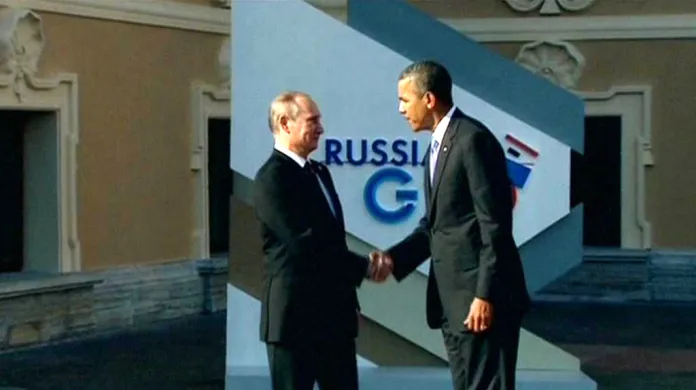 Vladimir Putin a Barack Obama na summitu G20