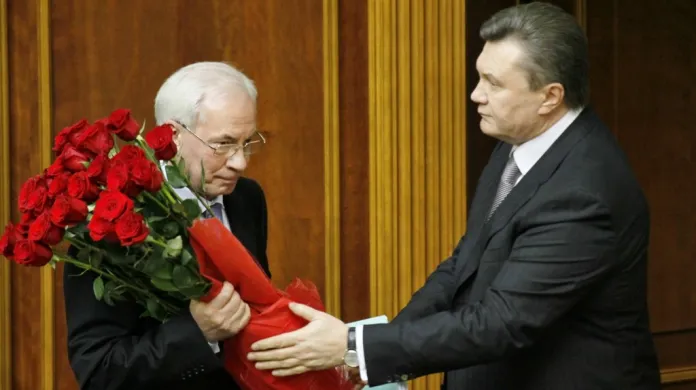 Mykola Azarov a Viktor Janukovyč