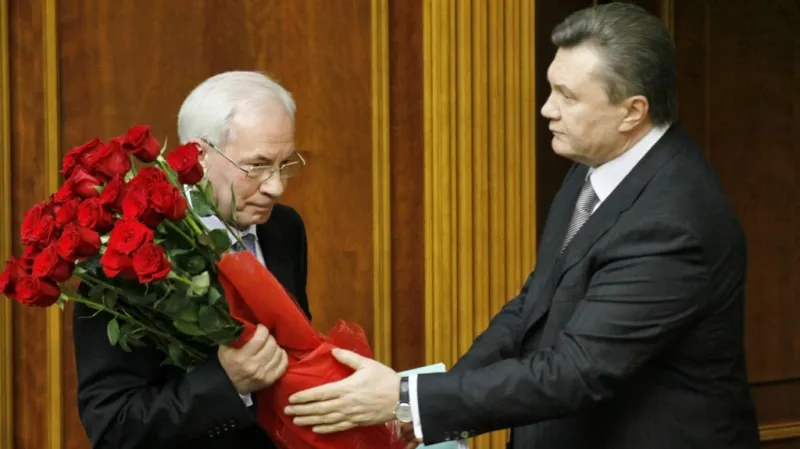 Mykola Azarov a Viktor Janukovyč