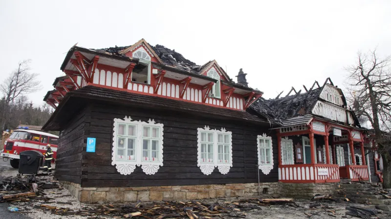 Libušín po požáru