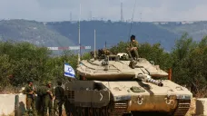 Izraelská armáda u hranic s Libanonem