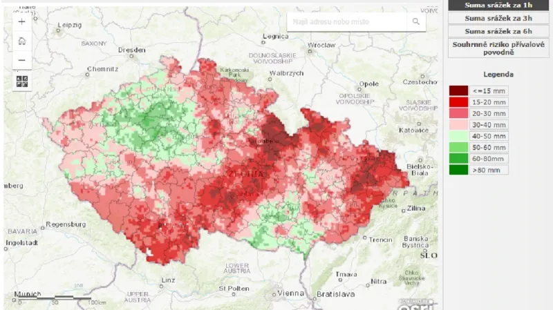 Nasycení krajiny vodou