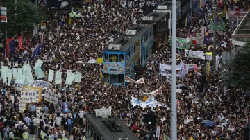 Protesty v Hongkongu