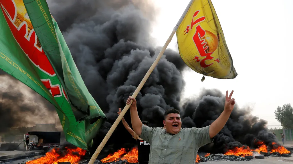 Protesty v Bagdádu