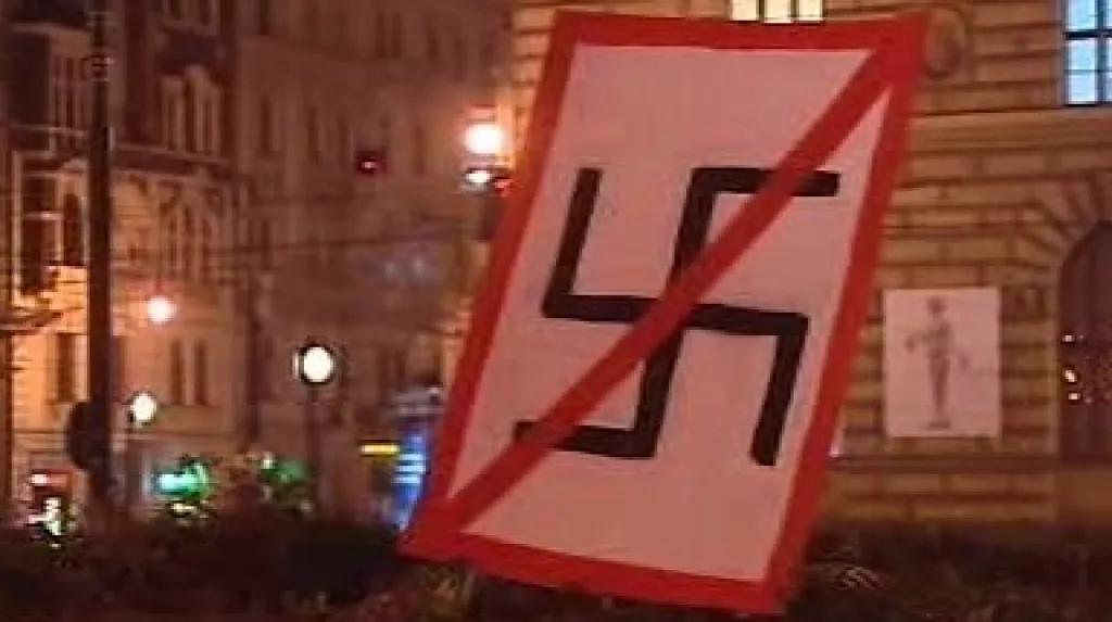 Demonstrace Stop neonacismu