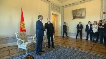Vladimir Putin s Almazbekem Atambajevem