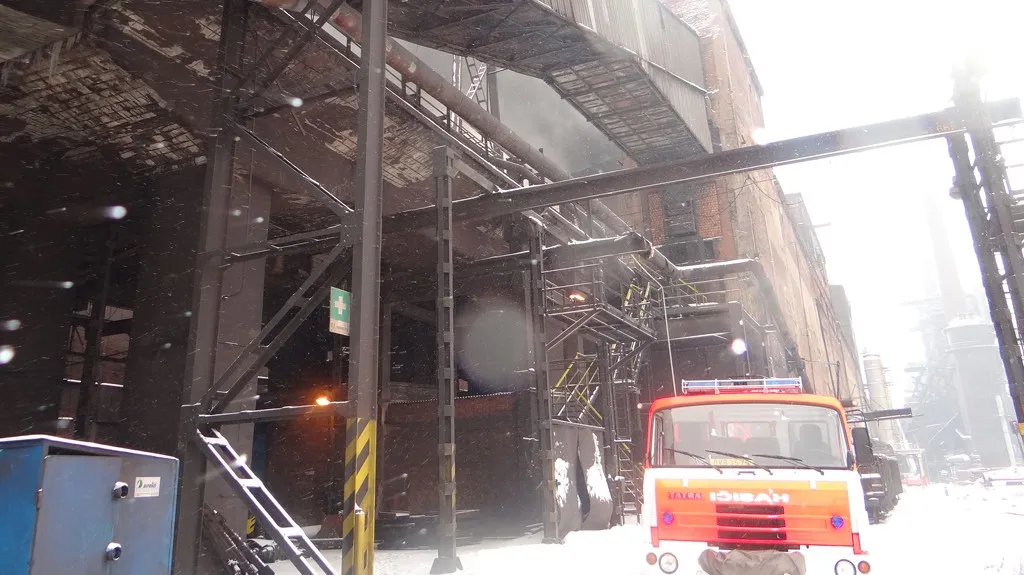 Požár ArcelorMittal Ostrava