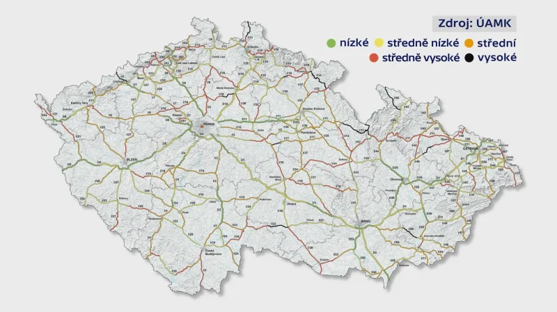 Nebezpečné úseky silnic