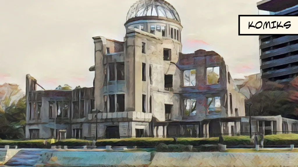 Fragment československého dómu, co vydržel atomový výbuch, je v Národním muzeu