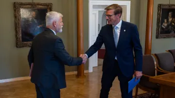 Prezident Petr Pavel přijal na Hradě šéfa ODS Martina Kupku