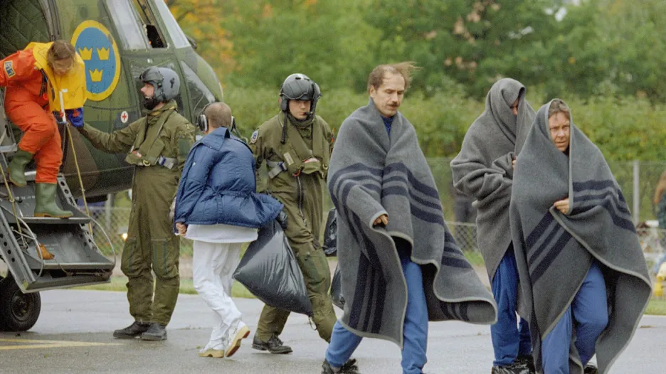 Zachránění pasažéři trajektu Estonia