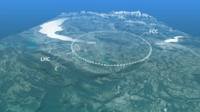 Srovnání budoucího Future Circular Collider (FCC) se současným LHC