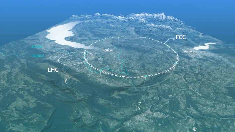 Srovnání budoucího Future Circular Collider (FCC) se současným LHC