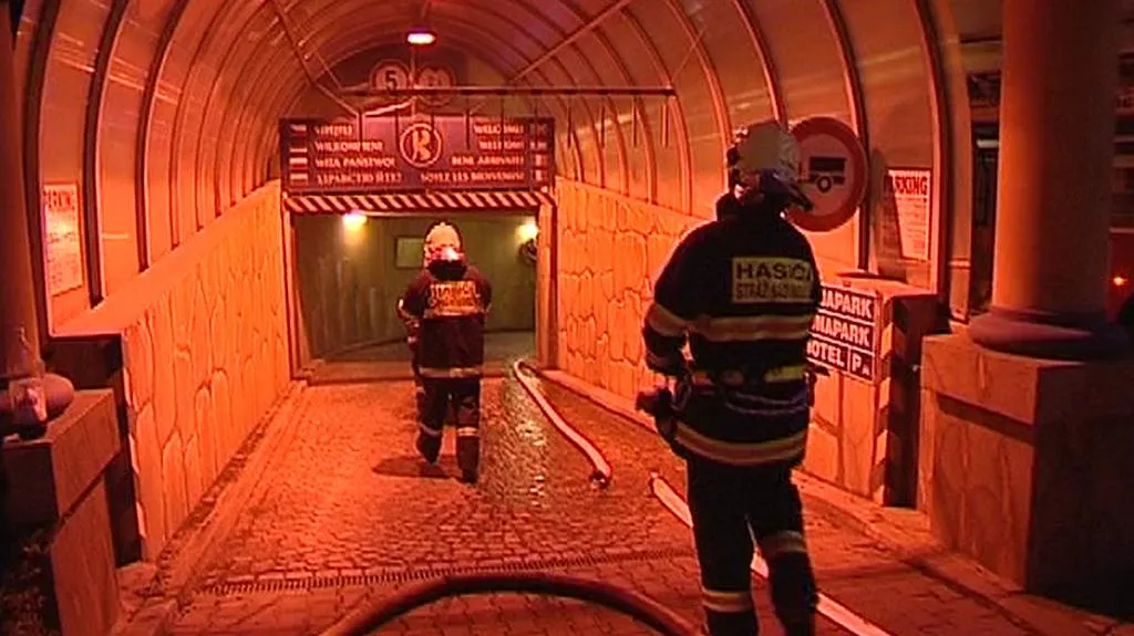 Hasiči při zásahu