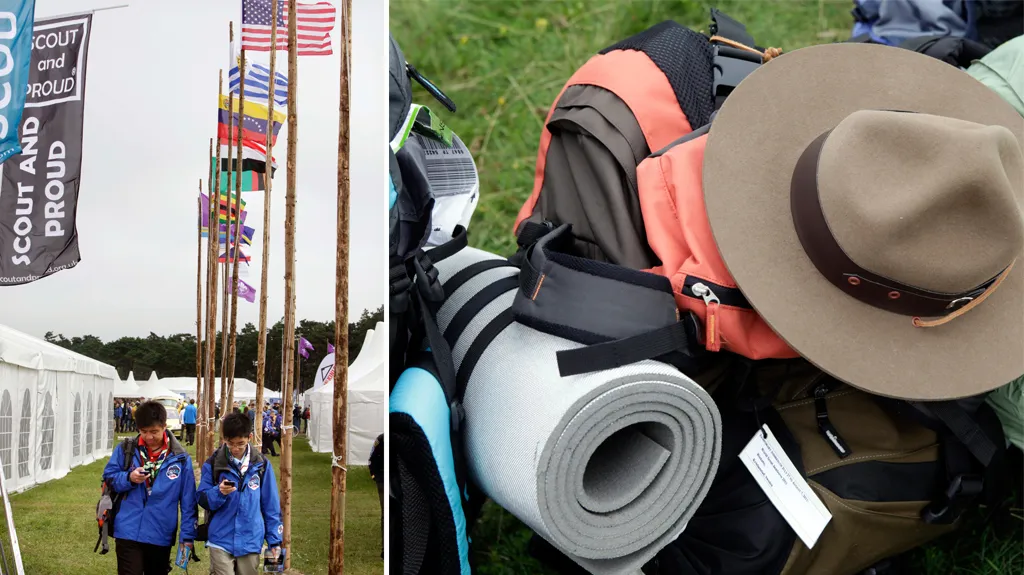 Skautské jamboree ve švédském Rinkaby