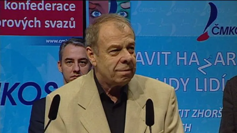 Odbory podpoří ve druhém kole prezidentské volby Zemana