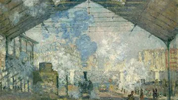 Claude Monet / Nádraží Saint Lazare (1877)