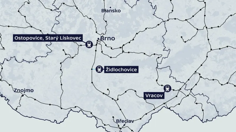 Plánované železniční zastávky