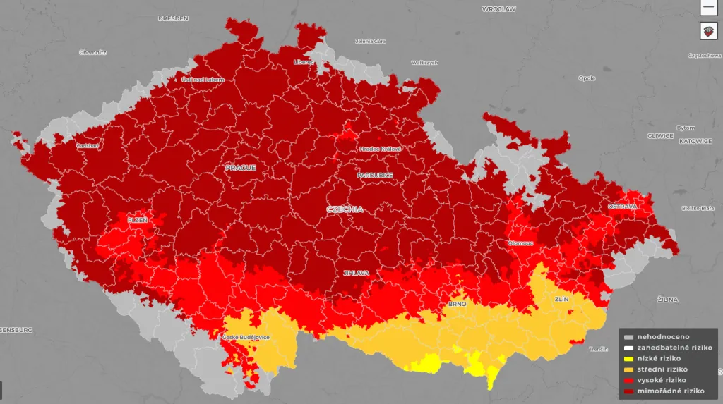 Hrozba mrazu pro brambory v úterý 23. dubna 2024