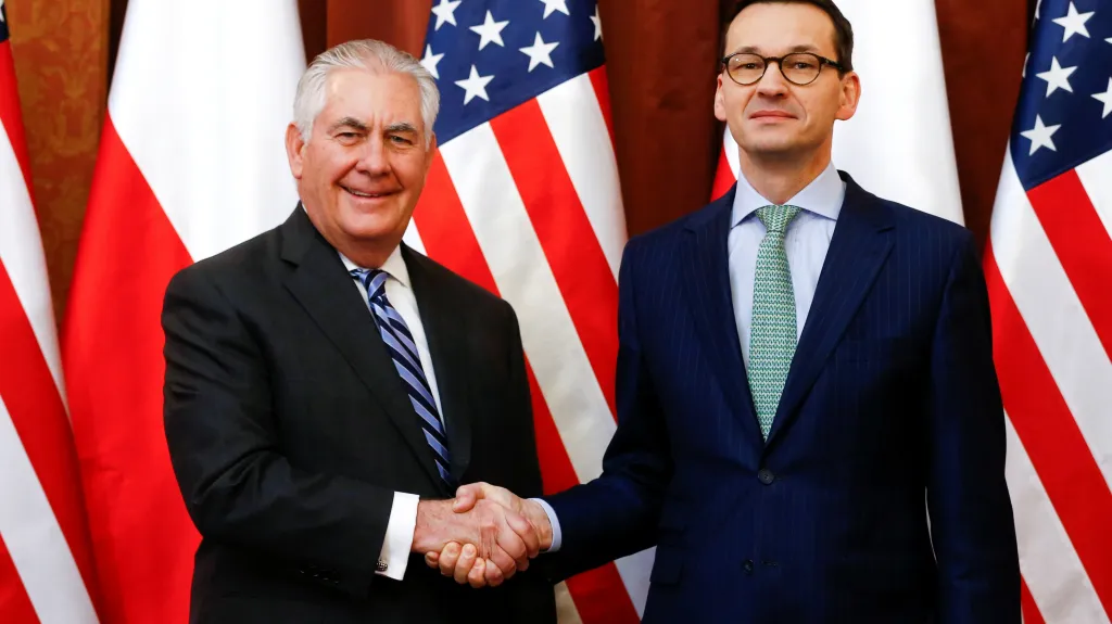 Rex Tillerson a Mateusz Morawiecki