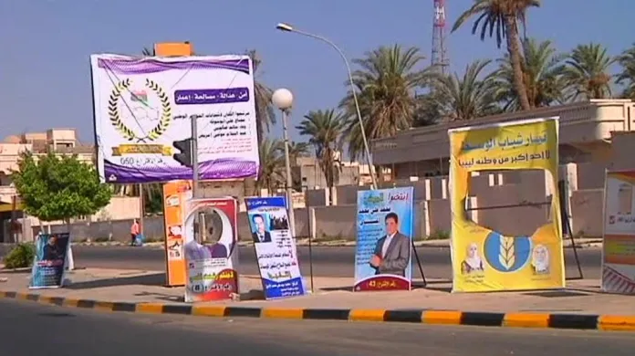 Předvolební kampaň v Libyii