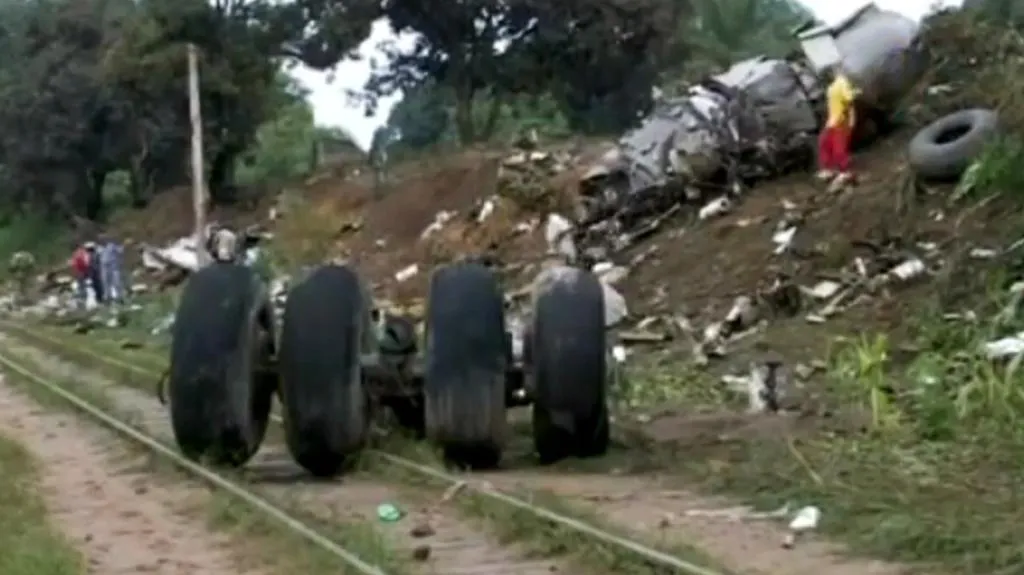 Havárie letadla v Kongu