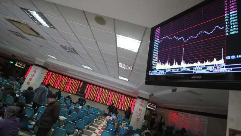 Vývoj čínských akcií