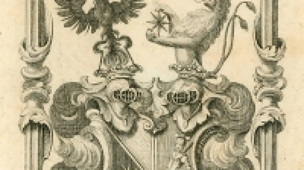 Rakouský mědiryt z 18. století