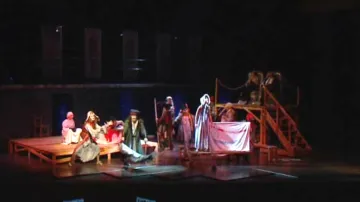 Z premiéry hry Marat/Sade