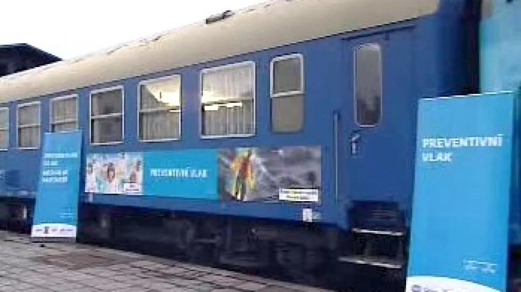 Preventivní vlak bezpečné železnice