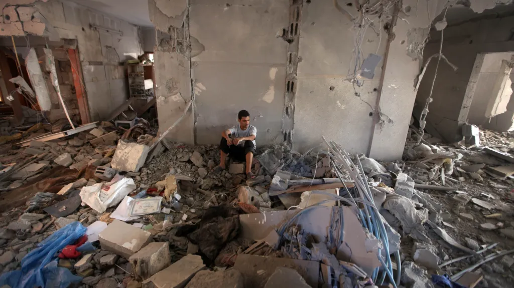 Škody v Pásmu Gazy způsobené izraelskými útoky