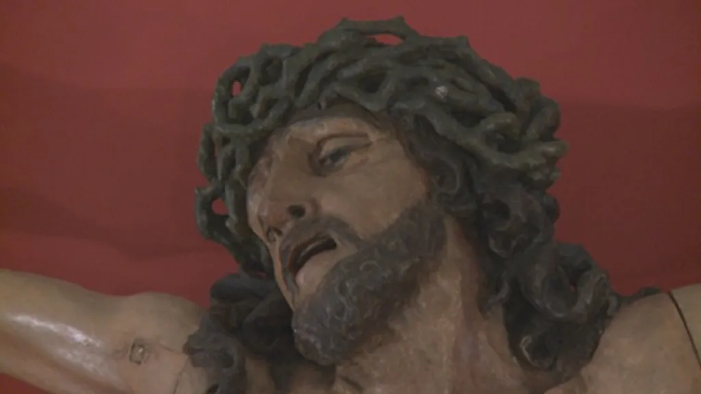 Matyáš Bernard Braun / Ukřižovaný z kláštera v Plasích (detail)