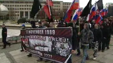 Pochod slovenských nacionalistů 14.3. 2009