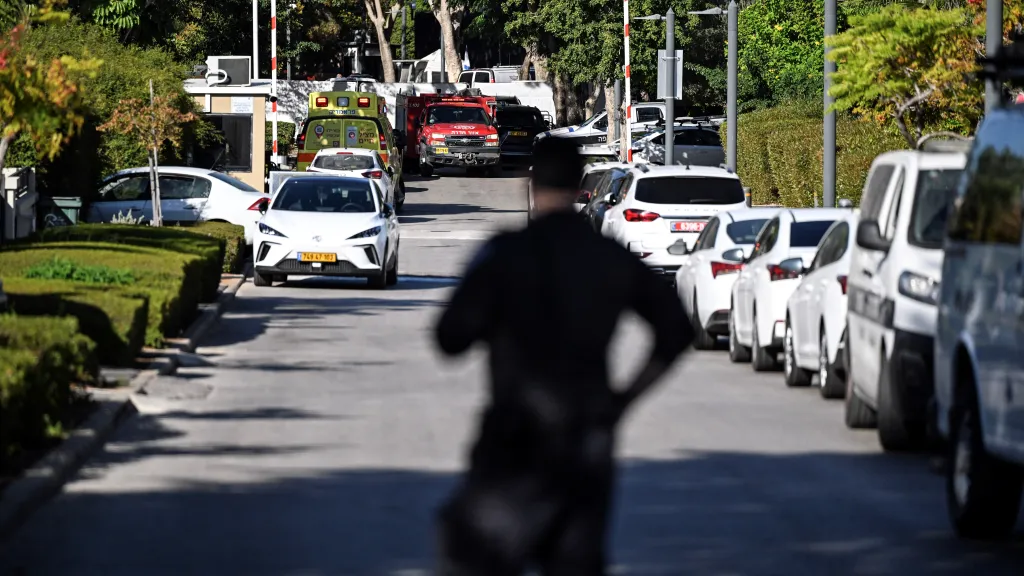 Ulice, ve které došlo k dronovému útoku