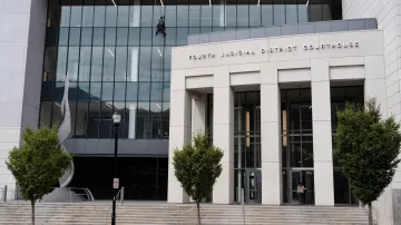 Budova soudu, kde má být souzen Tyler Robinson podezřelý ze zastřelení amerického konzervativního komentátora Charlieho Kirka