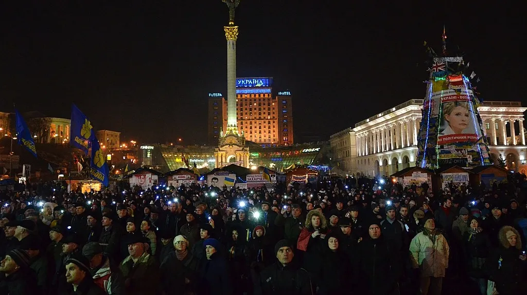 Protesty v Kyjevě