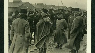 Zajatecký tábor Broumov, fotografie dr. Georga Langera, táborového lékaře