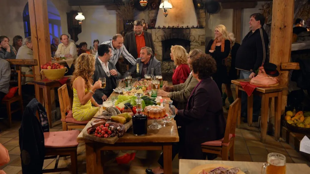 Z natáčení pořadu Do roka a do dna