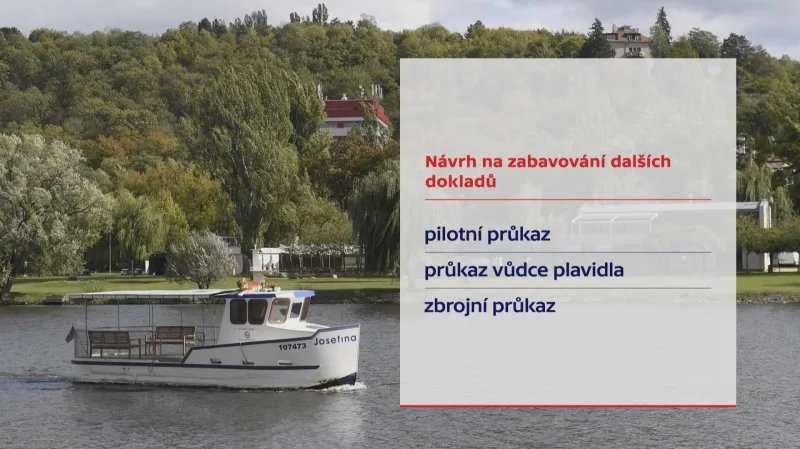 Návrh na zabavování dalších dokladů