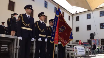 Hasiči skládají přísahu